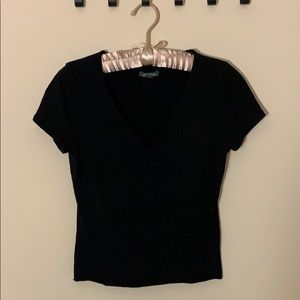 Black v neck